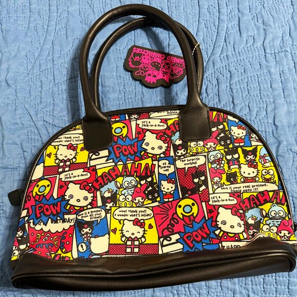 SUPER RARE Vintage Sanrio Hello Kitty Comic Book Manga Purse Handbag & Wallet Se - Picture 5 of 10